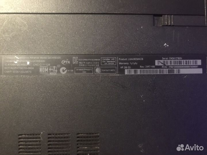 Ноутбук hp