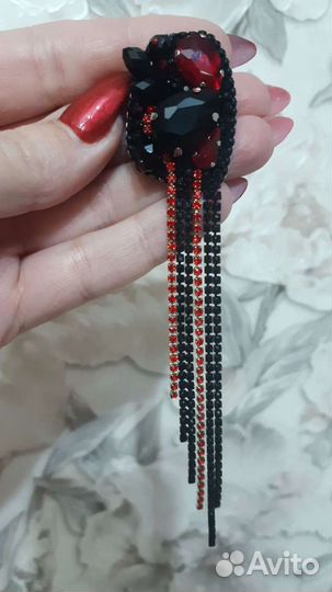 Кулон,серьги