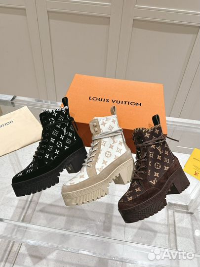 Ботинки полуботинки женские louis vuitton