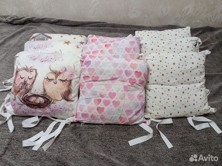 Бортики в кроватку