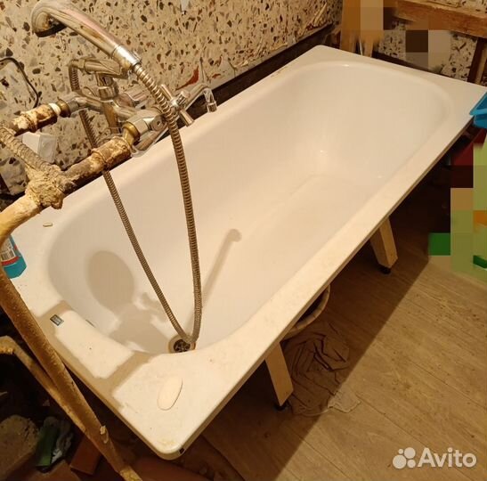 Ванна, сталь, б/у, 150 см