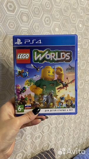 Диски на ps4 Лего ворлдс