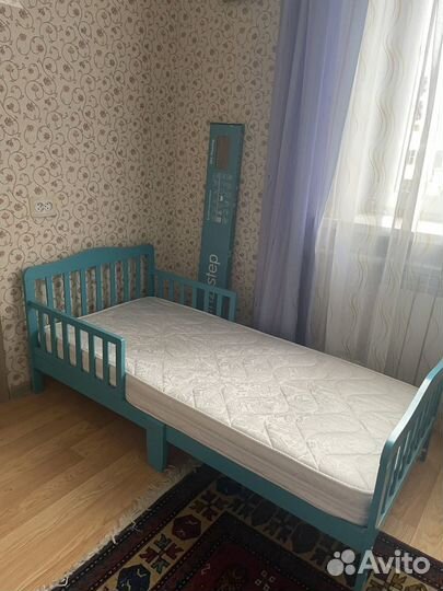 Детская кровать от 3 лет с матрасом 150/70 см бу