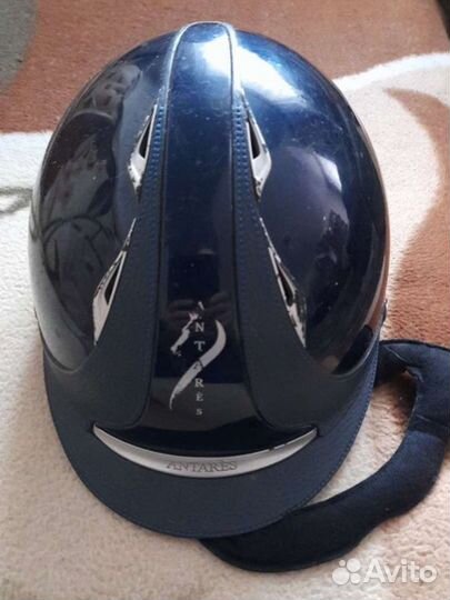 Шлем Antares premium glossy blue