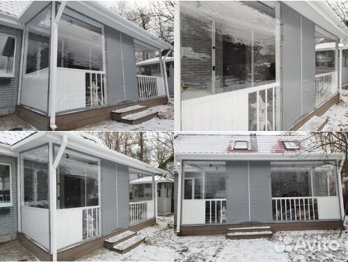 Мягкие окна (шторы) для беседок, веранд, террас