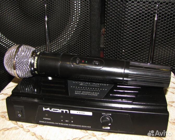 Микрофон KAM KWM6 вокальный радио Pro Shure