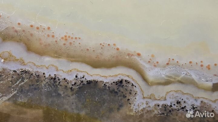 Срез агата минерал