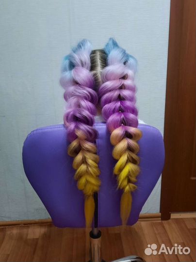 Плетение кос, прически детям, оформление прически