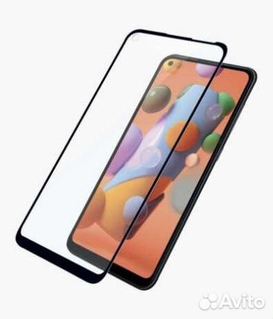 Защитное стекло 9D Samsung M115F Galaxy M11 (черны