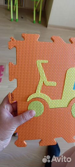 Коврик с пазлами