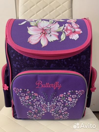 Новый Рюкзак, ранец ортопедический для девочки