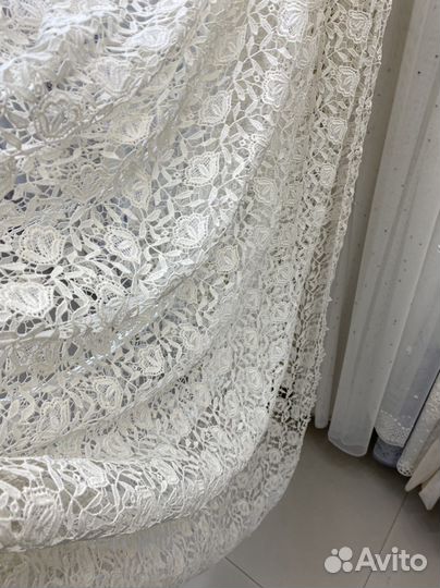 Тюль кружево ручная работа эксклюзив