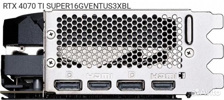 RTX 4070 TI super16gventus3XBL, Видеокарта MSI nvidi