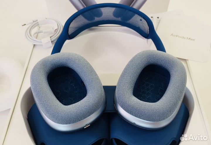 AirPods Max синий Sky Blue (Гарантия, Доставка)