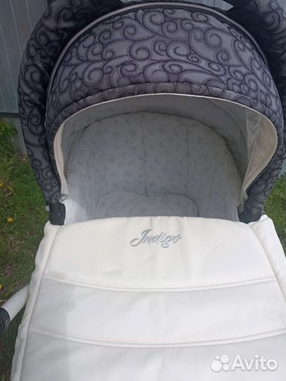 Коляска 3 в 1 фирма индиго
