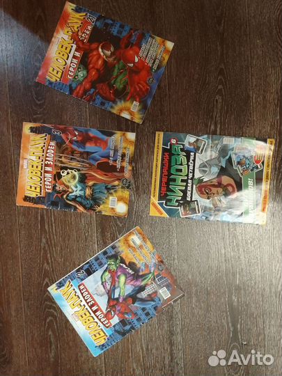Журналы и карточки человек паук и журнал