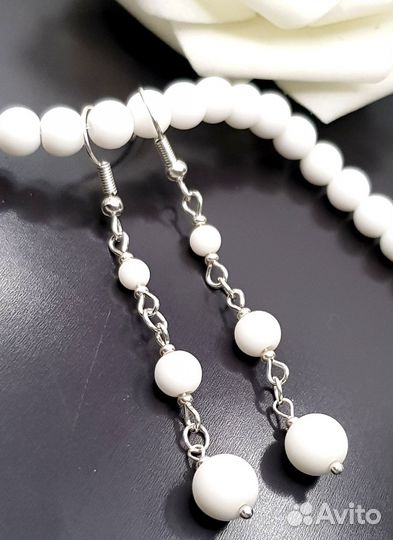 Колье и серьги набор бижутерия