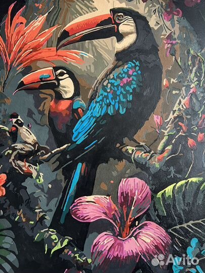 Картина по номерам готовая