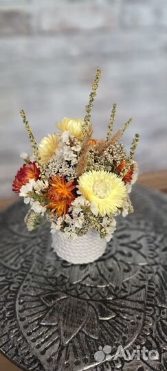 Мини букет из сухоцветов
