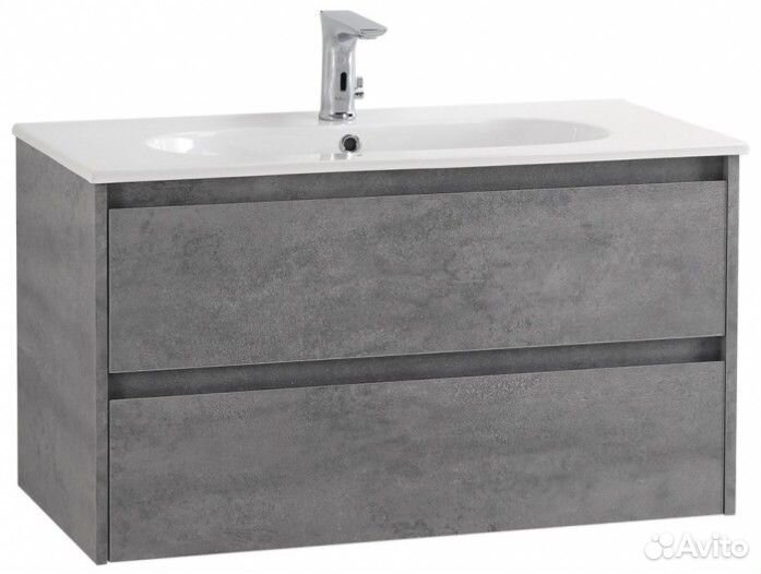 Мебель для ванной BelBagno Kraft-900-LOV-900 Cemento Grigio