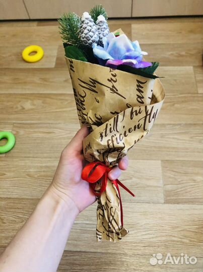 Букет из мыла ручной работы