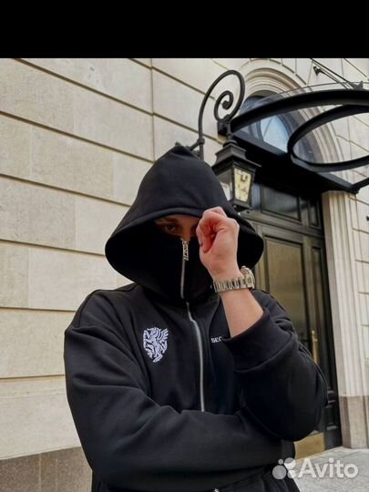 Зип худи с маской scr merch