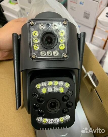 Камера видеонаблюдения уличная ip 4G с сим картой