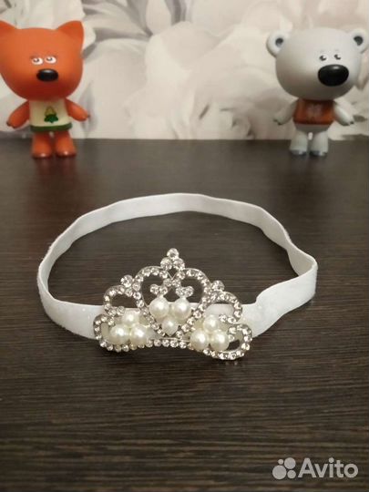 Повязка корона для самых маленьких