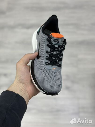 Кроссовки Nike Zoom женские серые оранжевые