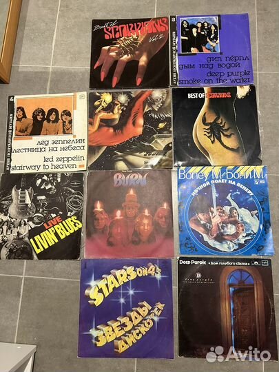 Пластинки виниловые