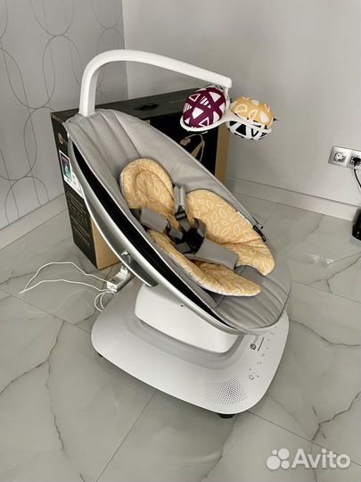 4moms MamaRoo new серебро электрокачели