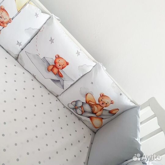 Бортики в детскую кроватку (в наличии)