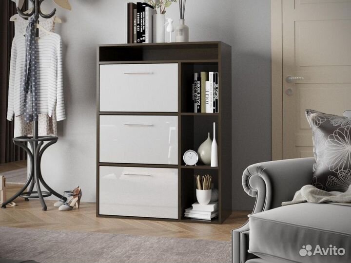 Тумба для обуви с полками