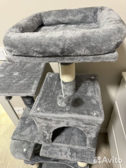 Когтеточка домик для кошки новая