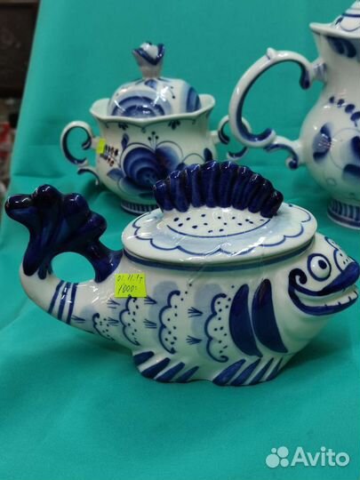 Фарфоровая Солонка Клеймо Гжель СССР