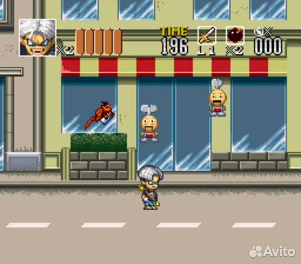 Игра Go Go Ackman 2 Nintendo snes