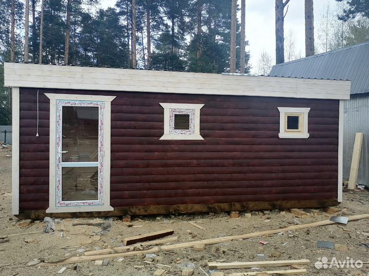 Баня 6х2.3 с доставкой