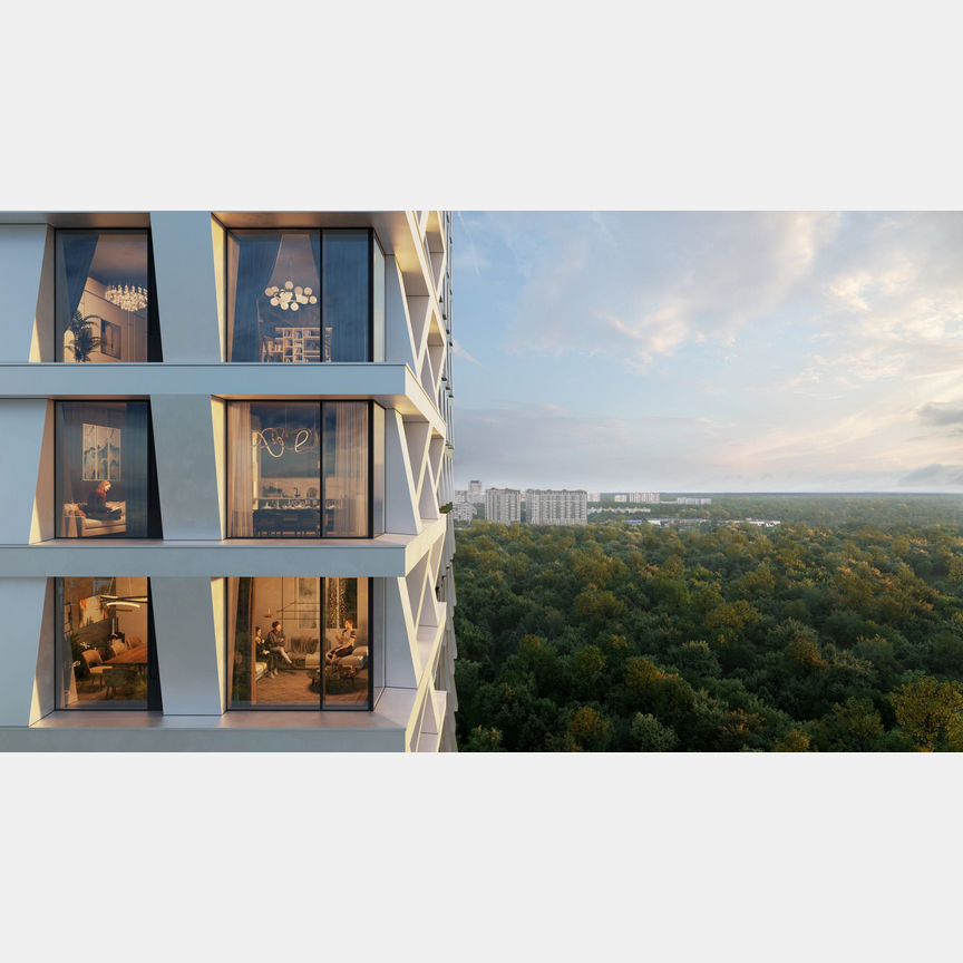 2-к. апартаменты, 50,6 м², 25/35 эт.