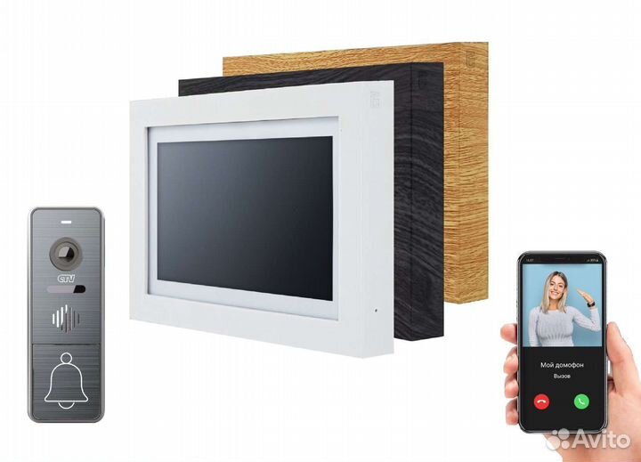 Комплект домофона CTV-M5708 и CTV-D4005