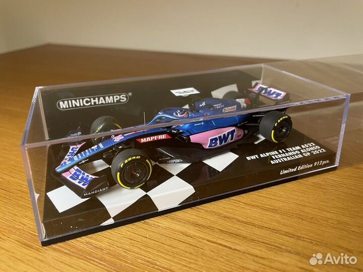 F1 Formula 1 Alonso Alpine Minichamps 1 43