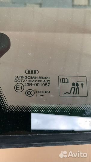 Форточка задней двери глухая Audi A6 C7