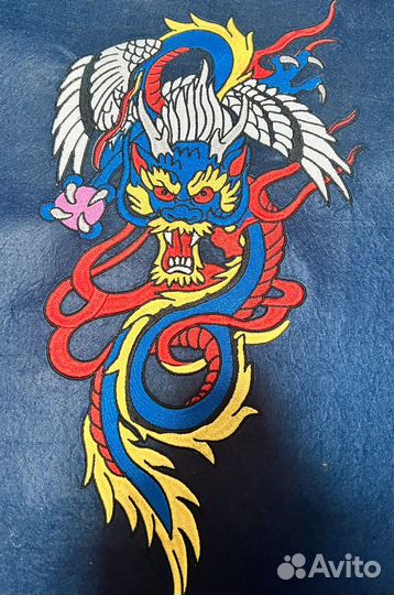 Патч вышивка дракон