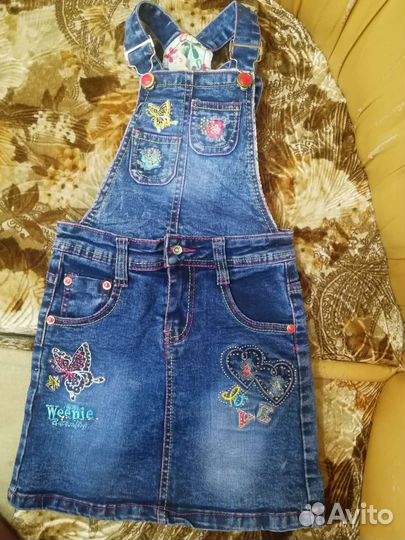 Джинсовый сарафан