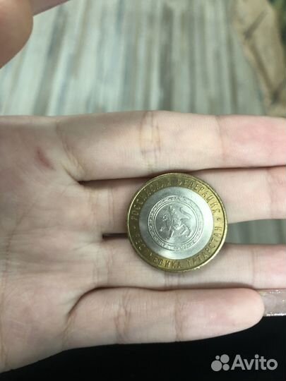 Монета 10р республика татарстан