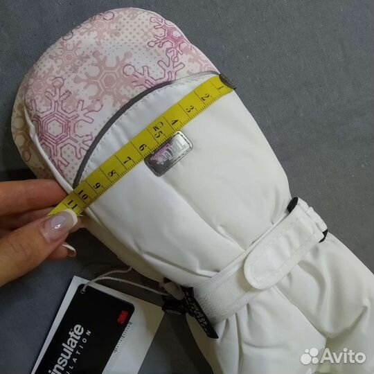 Новые утеплённые детские варежки краги