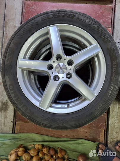 Колеса в сборе 215 55r17kumho ecsta ps71 5/114.3