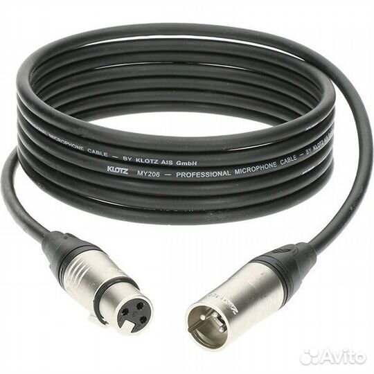 Klotz M1K1FM0500 Кабель микрофонный XLR, 5м