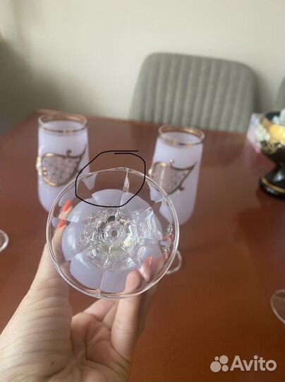 Бокалы богемия 5 шт