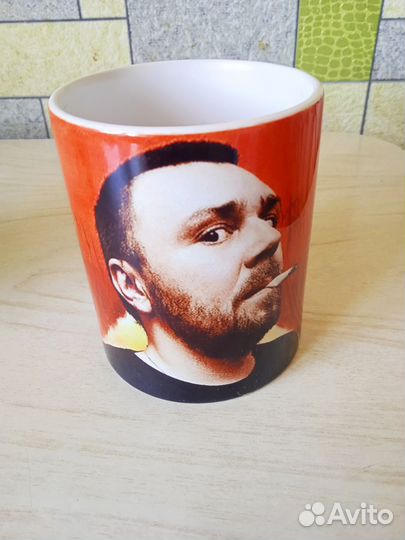 Керамическая пивная кружка с изображением