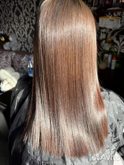 Кератиновое выпрямление